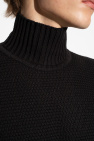 Homme Plissé Issey Miyake BLACK Oversized turtleneck sweater