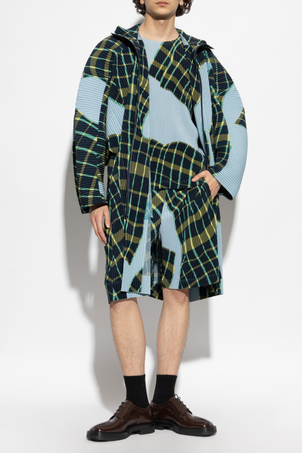 Homme Plissé Issey Miyake Plissierter Pullover im oversize Stil