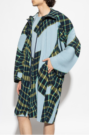 Homme Plissé Issey Miyake Plissierter Pullover im oversize Stil