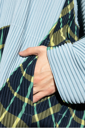 Homme Plissé Issey Miyake Plissierter Pullover im oversize Stil