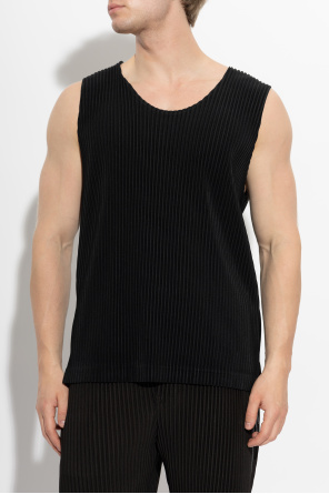 Homme Plissé Issey Miyake Sleeveless pleated top