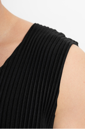 Homme Plissé Issey Miyake Sleeveless pleated top