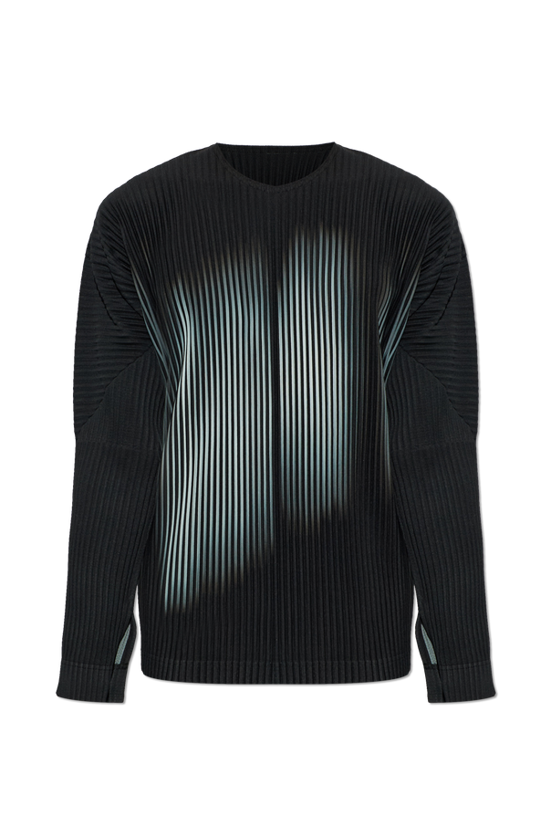 Pleated long-sleeve t-shirt od Homme Plissé Issey Miyake
