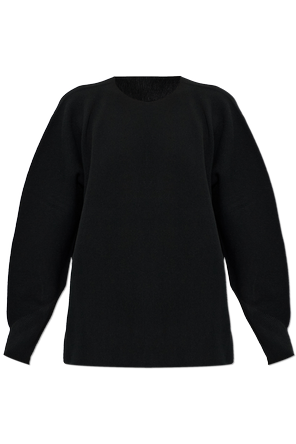 Pleated sweater