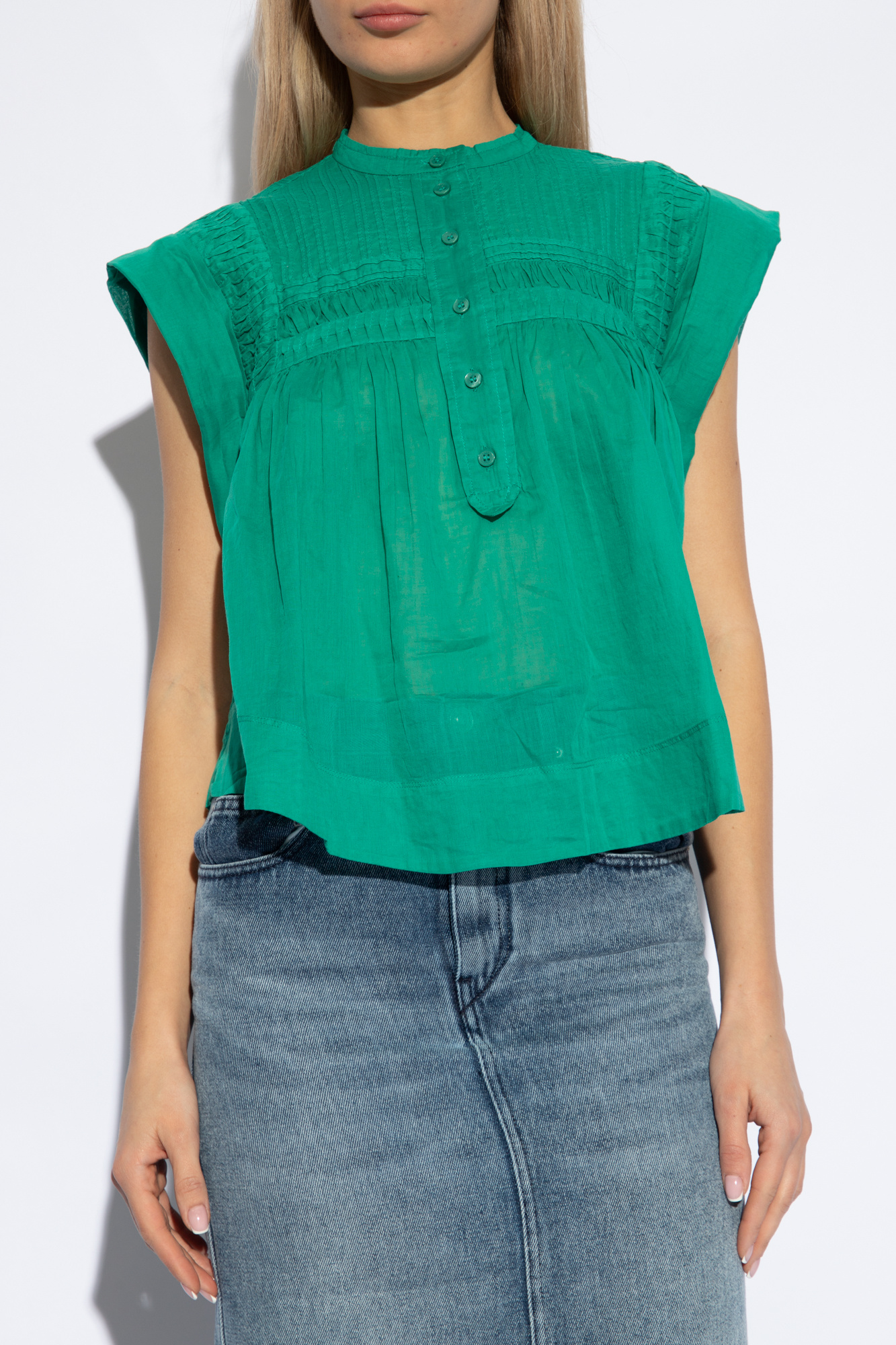 Marant Etoile ‘Leaza’ cotton top