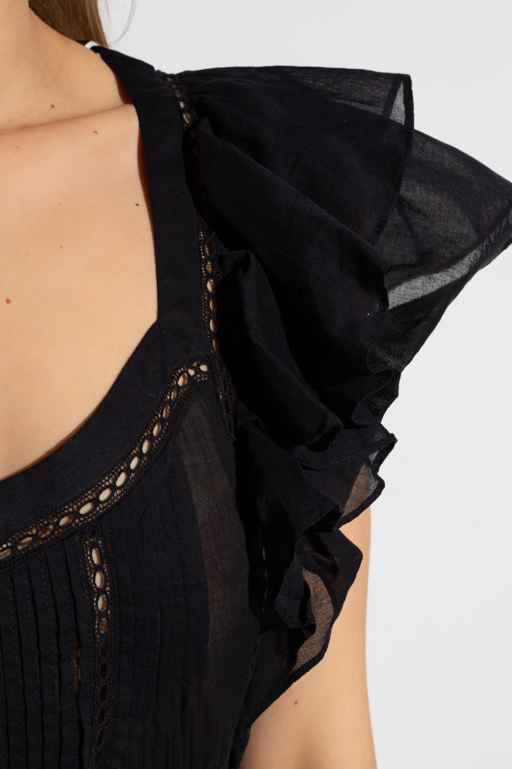 Isabel Marant Étoile ‘Madrana’ top with openwork pattern