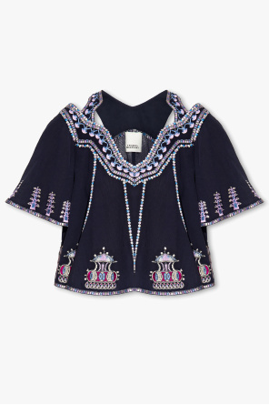 ‘biani’ embroidered top od Isabel Marant
