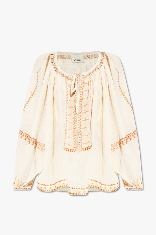 Isabel Marant ‘Clive’ shirt with geometric pattern