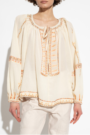 Isabel Marant ‘Clive’ shirt with geometric pattern