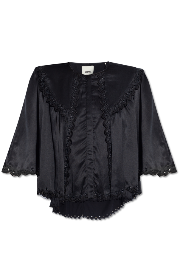 Isabel Marant ‘Armely’ silk top