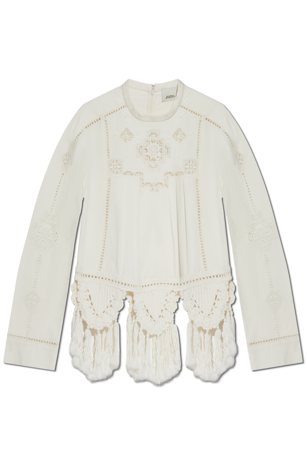 Isabel Marant Top z frędzlami ‘Severine’