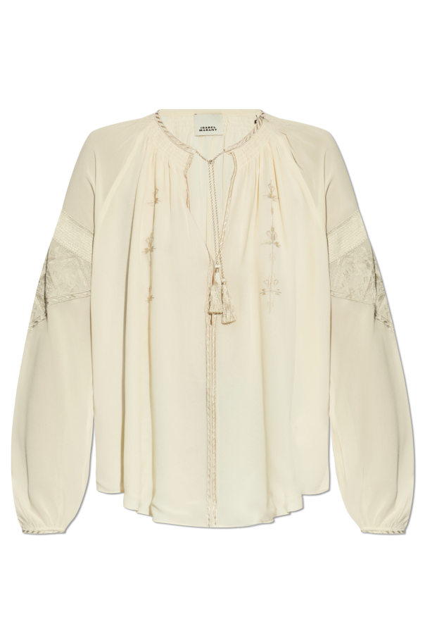 Isabel Marant Jedwabny top `Oris`