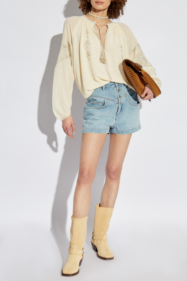 Isabel Marant Jedwabny top `Oris`