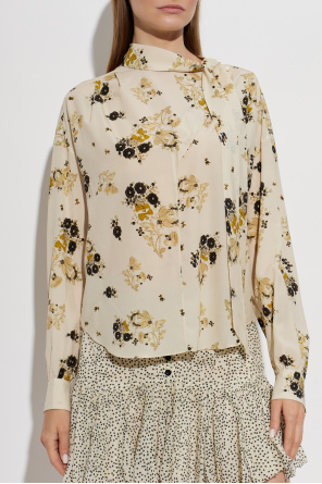 Isabel Marant Top de seda "Fedry"