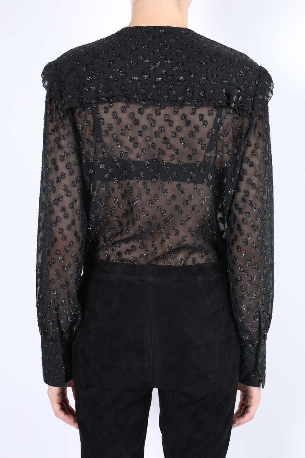 Black Polka dot sheer blouse Isabel Marant - Vitkac France