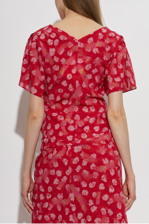 Isabel Marant Top de seda "Faljane"