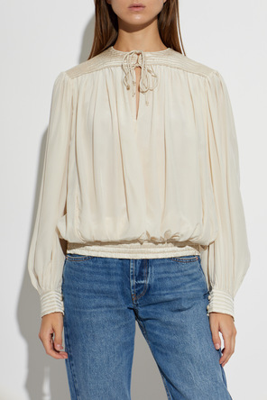 Isabel Marant Top de seda ‘Dovane’