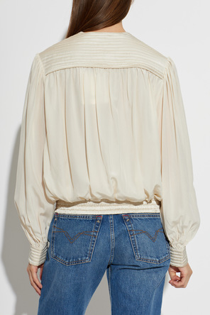 Isabel Marant Top de seda ‘Dovane’