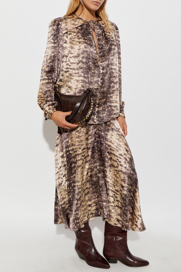 Isabel Marant Jedwabny top `Laraya`