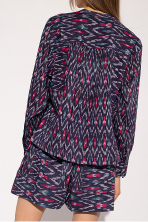 ISABEL MARANT ETOILE ‘Lally’ patterned top
