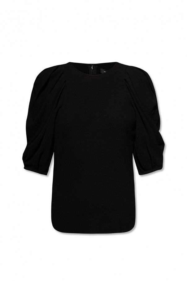Isabel Marant ‘Risurya’ top with puff sleeves