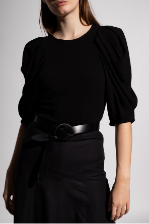 Isabel Marant ‘Risurya’ top with puff sleeves