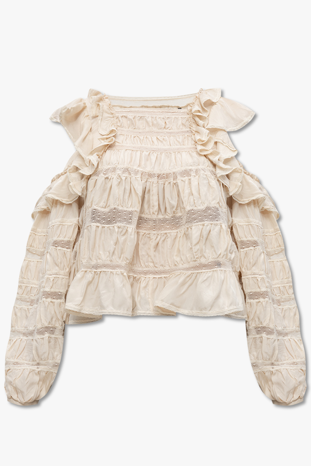 Isabel Marant ‘Cerobas’ top with ruffles