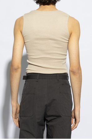 Ami Alexandre Mattiussi Striped sleeveless t-shirt