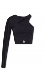 ADIDAS Originals GREY Cut-out crop top