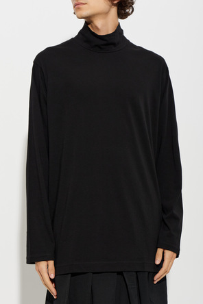 Yohji Yamamoto T-shirt with stand-up collar