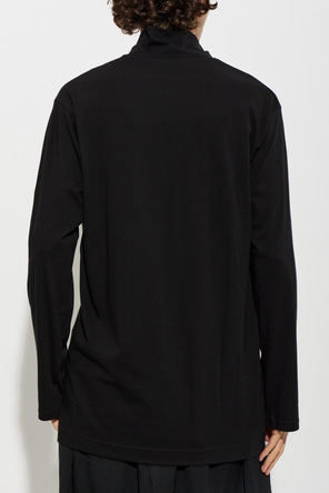 Yohji Yamamoto T-shirt with stand-up collar
