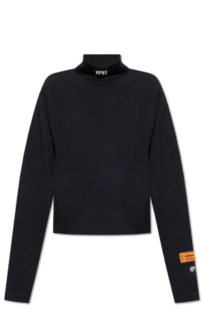 Balenciaga slogan-print cotton sweatshirt od Heron Preston