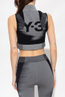 Y-3 BLACK Sleeveless training top