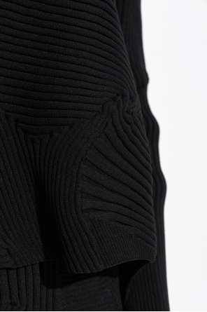 Issey Miyake Sweater with stand-up collar