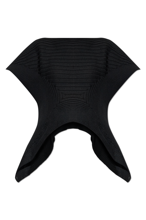 Asymmetrical cut top od Issey Miyake