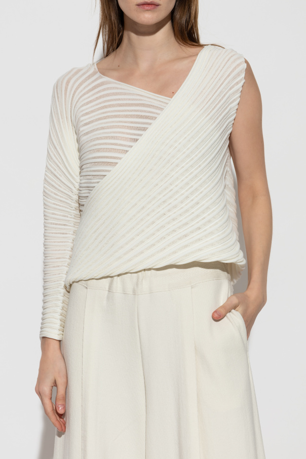 Issey Miyake Plissiertes Top
