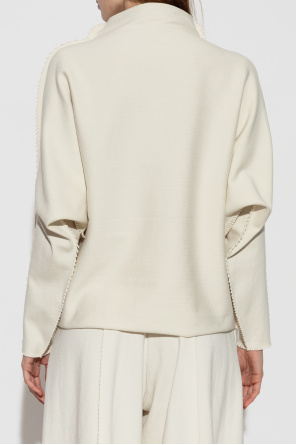 Issey Miyake Jersey con acabado decorativo