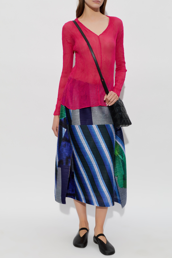 Issey Miyake Pleated top