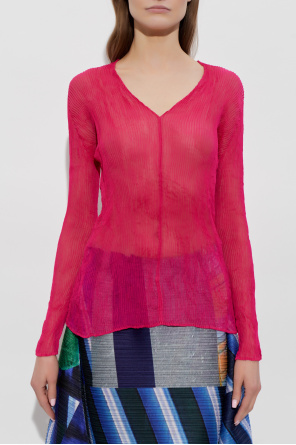 Issey Miyake Pleated top