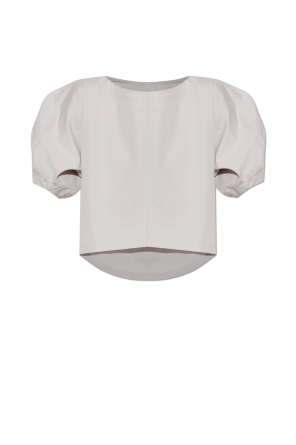Asymmetrical cut top od Issey Miyake
