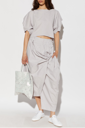 Asymmetrical cut top od Issey Miyake
