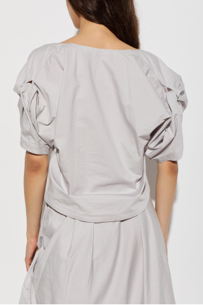 Issey Miyake Top with an asymmetric cut
