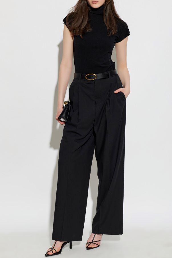 Issey Miyake Top with a turtleneck