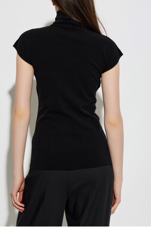 Issey Miyake Top with a turtleneck