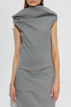 Issey Miyake Top sem mangas