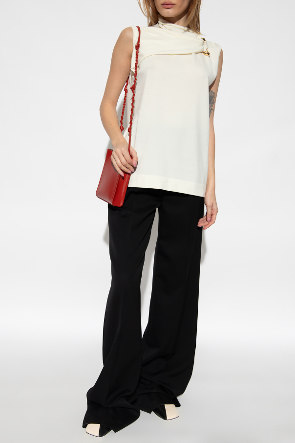 JIL SANDER Top with application