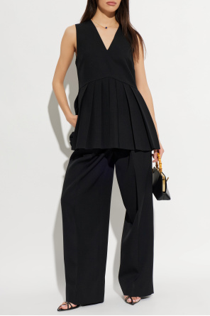 Wełniany top od JIL SANDER