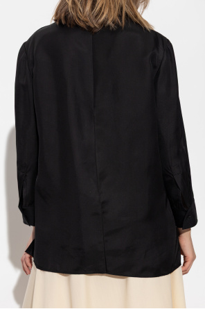 JIL SANDER Top de lana con cuello