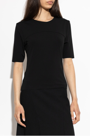 JIL SANDER Top con abertura en la espalda