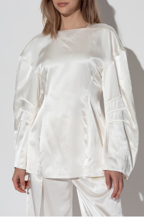 JIL SANDER Połyskujący top